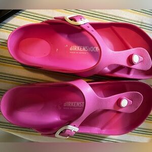 Pink Gizeh EVA Birkenstock Sandals